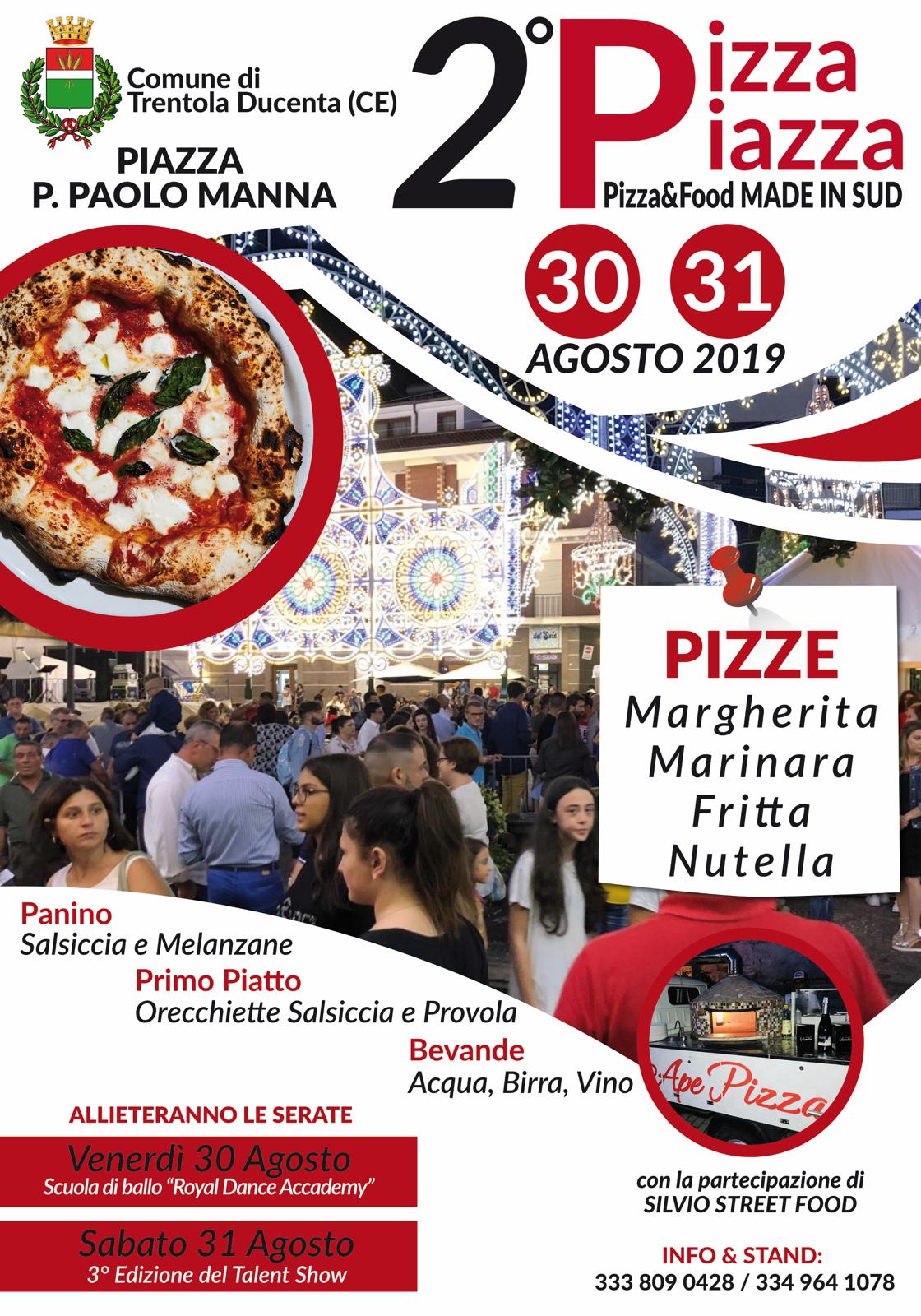 Comitato Festeggiamenti San Giorgio Martire: due giorni per la II edizione del “Pizza Piazza”
