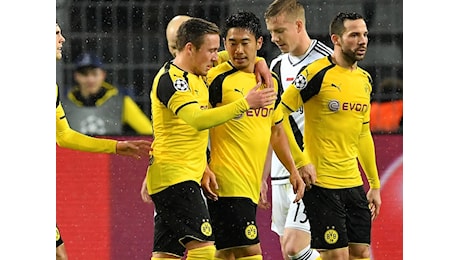 Borussia Dortmund-Legia da fantascienza: 8-4, record di Champions