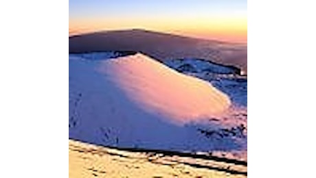 Hawai, le isole ricoperte di neve: manto bianco in alta quota