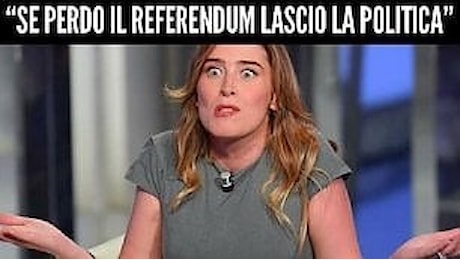Quando Boschi disse: ''Se vince il No al referendum lascio la politica''. e Twitter si scatena