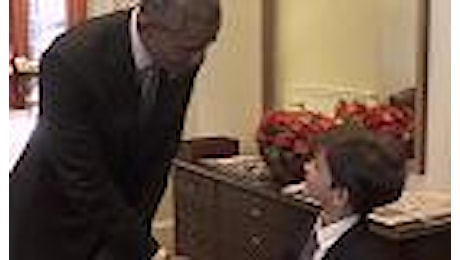 Scrisse a Obama per adottare bimbo siriano, il presidente riceve il piccolo Alex