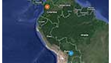 Aereo precipita in Colombia - la mappa