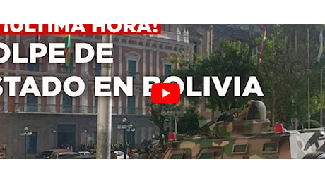 Carri armati nel palazzo del governo in Bolivia: fallito il golpe. In manette il generale Zuniga (video)