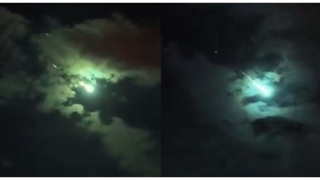 Stella cadente illumina i cieli della Turchia: spettacolari video sui social