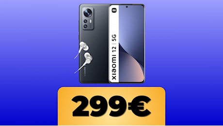 Lo smartphone Xiaomi 12 5G 128GB è in sconto per la Festa delle Offerte Prime