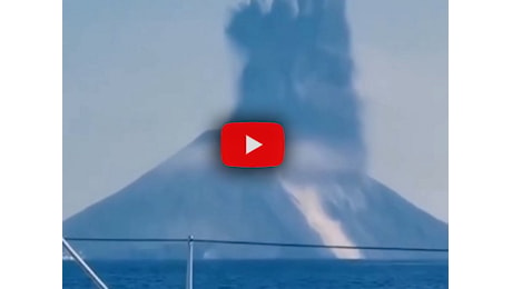 Meteo: Eruzione Stromboli, lo scoppio in diretta è spaventoso, il Video