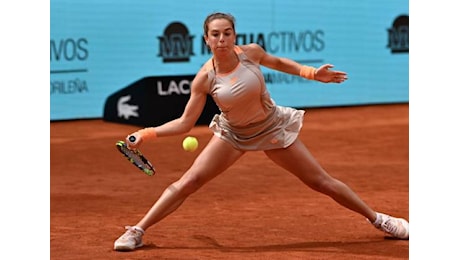 Tennis, Lucia Bronzetti eliminata a Roma