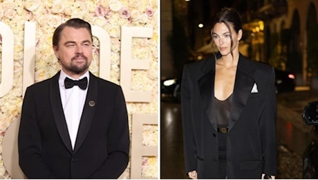 Leonardo DiCaprio e Vittoria Ceretti a cena in un ristorante di Roma. E le guardie del corpo allontanano i paparazzi con i laser