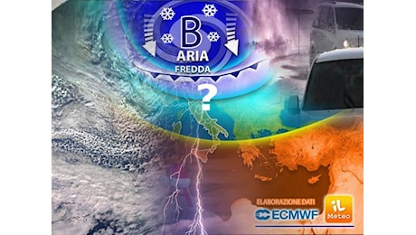 Antipasto d'Inverno la Prossima Settimana: Aria polare e poi Ciclone con Maltempo e Neve. Tendenza Meteo