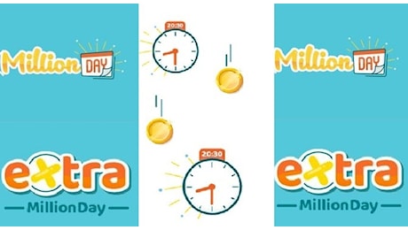 Million Day e Million Day Extra, i numeri vincenti delle due estrazioni di oggi, sabato 29 giugno