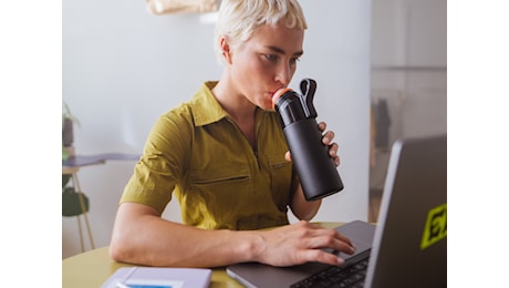 Flavored water bottle | Taste through scent