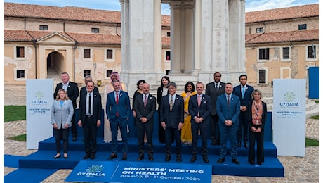 Ancona, alla Mole foto di gruppo per i ministri del G7 Salute