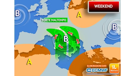 Meteo: Nubifragi nel Weekend, sarà proprio tra Sabato e Domenica la fase più acuta del Maltempo