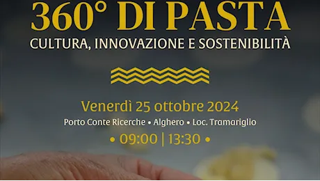 World Pasta Day a Porto Conte Ricerche