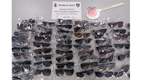 Luxottica: La Polizia di Stato sequestra 200 paia di occhiali rubati