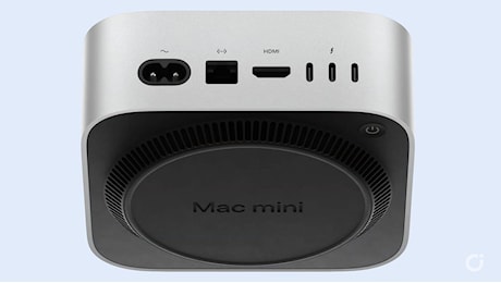 La posizione del pulsante di accensione del Mac mini M4 fa discutere