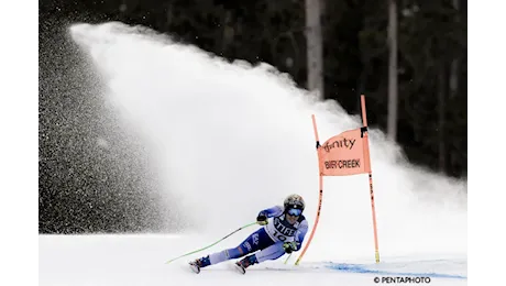 Nevicata e vento a St. Moritz, niente sciata in pista. Brignone: 'La pista mi piace tantissimo, queste condizioni pure'