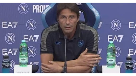 Empoli Napoli, Conte: 'Ho visto troppa esaltazione, siamo all'inizio della ricostruzione'. Video