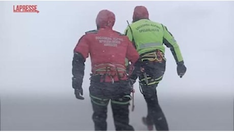 Emergenza sul Gran Sasso: alpinisti dispersi, soccorritori in difficoltà