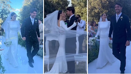 Cecilia Rodriguez e Ignazio Moser oggi sposi: le foto del matrimonio