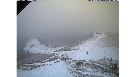 Primi fiocchi di neve sulle piste di Bielmonte