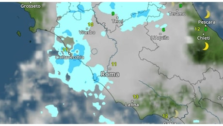 Roma, maltempo in arrivo: previsti 18 mm di pioggia. Ecco quando pioverà (e per quanto tempo)