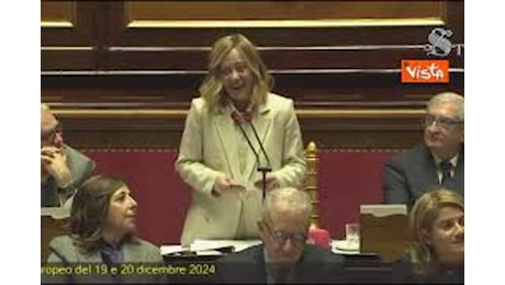 Legge di bilancio, Meloni: Non amo che ci sia voto di fiducia mettiamoci d'accordo sui tempi