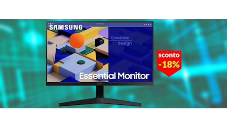 Monitor FullHD Samsung a poco più di 70€: occasionissima al Black Friday