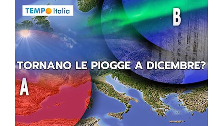 Meteo: arriva una prima perturbazione a inizio Dicembre