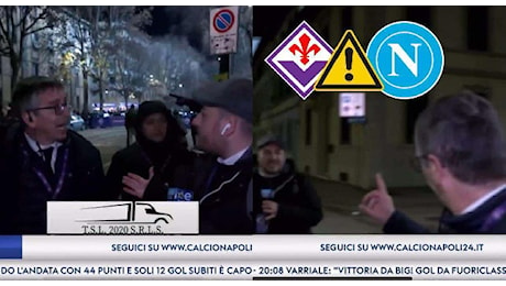 Fiorentina-Napoli, tifosi viola provocano famiglia napoletana! Steward allontanano giornalisti: la ricostruzione | VIDEO