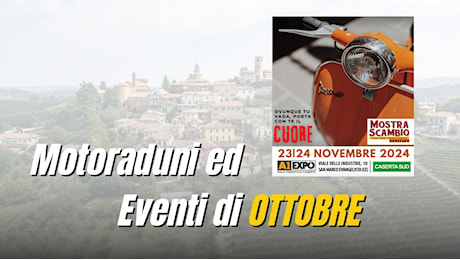 Motoraduni ed eventi di novembre 2024: non c'è solo EICMA - News