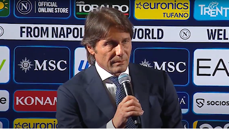 Antonio Conte si presenta al Napoli: la conferenza