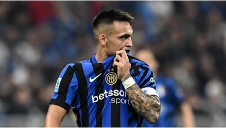 Inter, Lautaro a secco: Brucia? Sì, devo mettere la testa bassa e lavorare