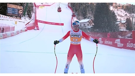 Odermatt mostruoso sul Ciaslat, la discesa di Val Gardena è sua! Riguardalo