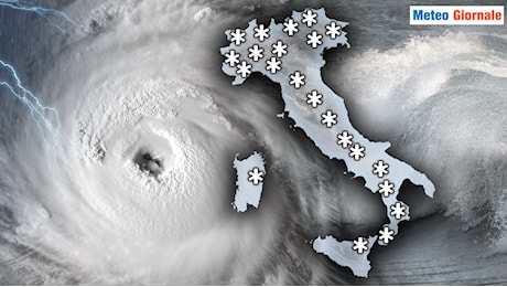 Brusco cambiamento meteo da Capodanno: Ciclone, Neve anche in Pianura