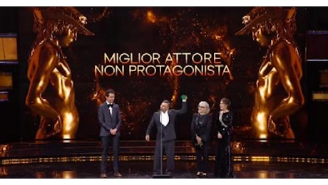 VIDEO/David Donatello: Di Leva miglior attore non protagonista