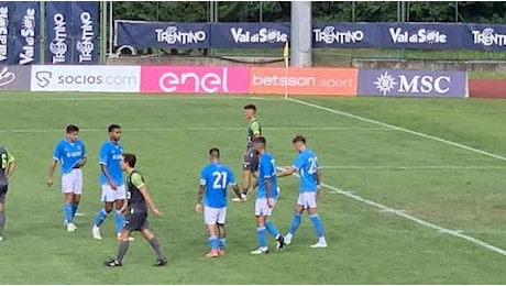 Napoli-Anaune 4-0 (44' Spinazzola, 53' Cheddira rig, 56' Gaetano, 72' Ngonge): secondo tempo in corso