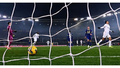 Al Milan basta un gol, un Verona spuntato torna a perdere al Bentegodi