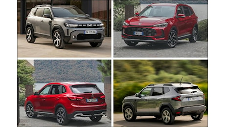 Dacia Duster o MG ZS? Crossover ibride a confronto