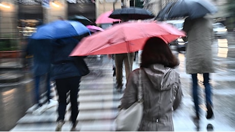 Maltempo, allerta in 4 Regioni del Centro per venti forti e temporali