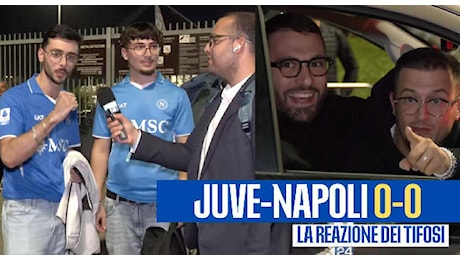 Juventus-Napoli 0-0, guarda la reazione dei tifosi napoletani in trasferta a Torino | VIDEO