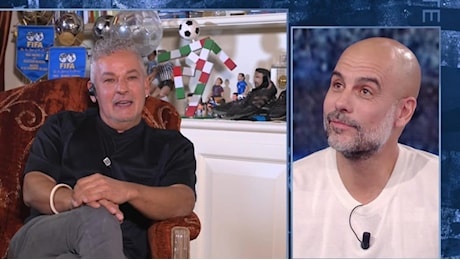 Guardiola lancia la proposta in diretta a Baggio da Fazio: In Italia solo con lui come assistente