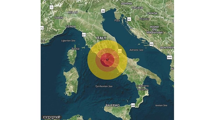 Terremoto in provincia di Roma, in Lazio, a San Cesareo. Magnitudo 2.9. Ecco qui i dettagli - iLMeteo.it Terremoto in provincia di Roma, in Lazio, a San Cesareo. Magnitudo 2.9. Ecco qui i dettagli - iLMeteo.it