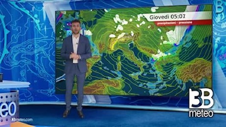 Previsioni meteo video di giovedì 21 novembre sull'Italia