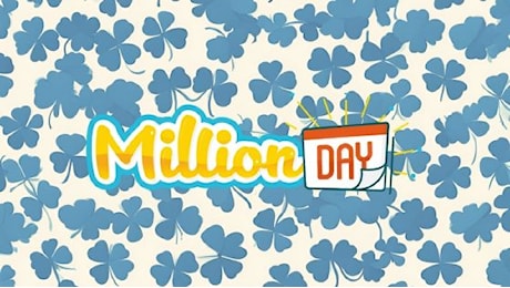 Million Day, l’estrazione delle 20:30 di giovedì 21 novembre