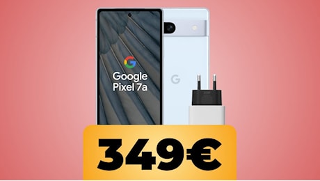 Il Google Pixel 7a con caricatore è ora in sconto su Amazon al prezzo minimo storico