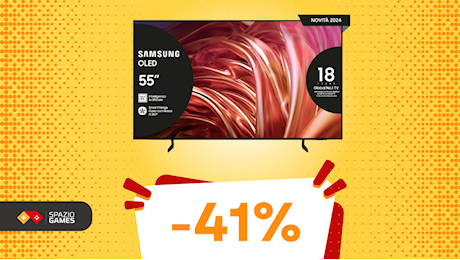 Trasforma il tuo salotto in un cinema con questa smart TV Samsung, oggi in SUPER OFFERTA!