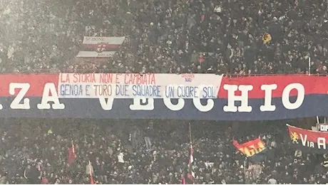 Genoa e Torino, torna il gemellaggio: tifosi insieme verso la stadio