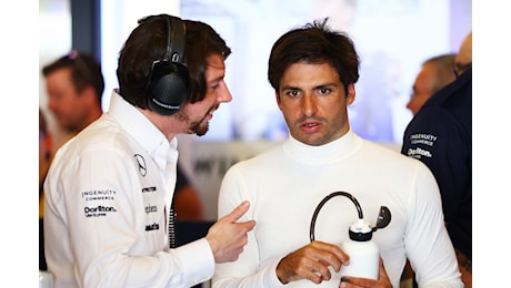 Sainz, le foto del debutto in Williams