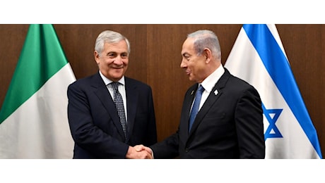 Tajani incontra Netanyahu a Gerusalemme. Rassicurazioni su Unifil, ora la parola passi alla diplomazia